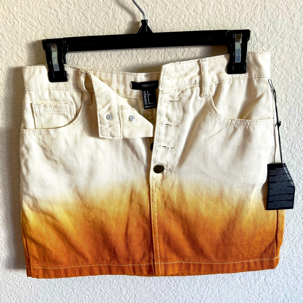NWT Forever 21 denim skirt